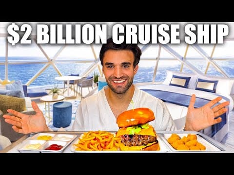 FIRST CLASS on WORLD’S MOST EXPENSIVE CRUISE SHIP (Record Breaking $2 Billion Budget)!