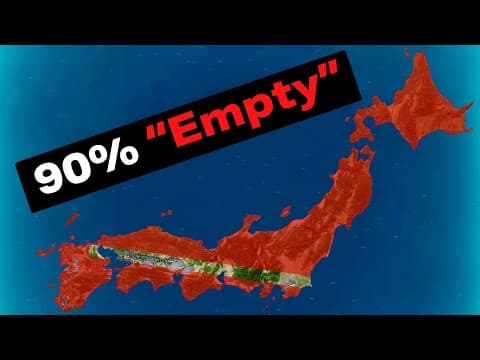 Why 90% of Japan is "Empty"