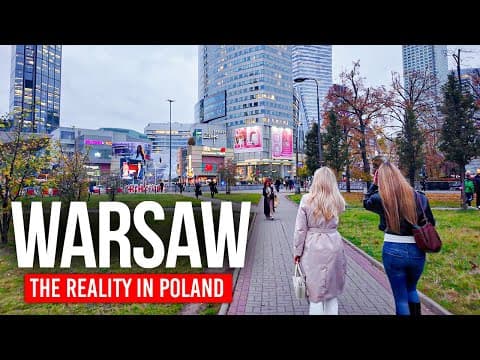 WARSAW, Poland 🇵🇱 Europe’s Most Ambitious City | 4K Walking Tour
