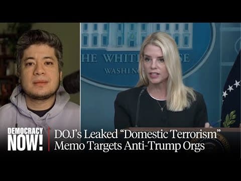 DOJ's "Domestic Terrorism" Memo Targets "Anti-Americanism, Anti-Capitalism, Anti-Christianity"