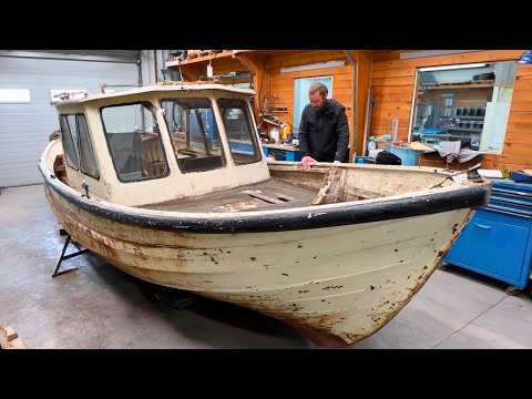 Man Restores Old Boat in His Garage and Brings It Back to Life | Start to Finish @Thatboatdude