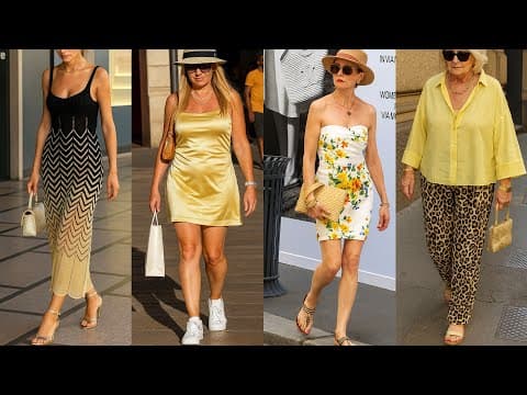 T 32°C MILAN LUXURY SUMMER ☀️ TRENDY OUTFITS LOOKS | ITALIAN STREET FASHION | AUGUST SHOPPING VLOG