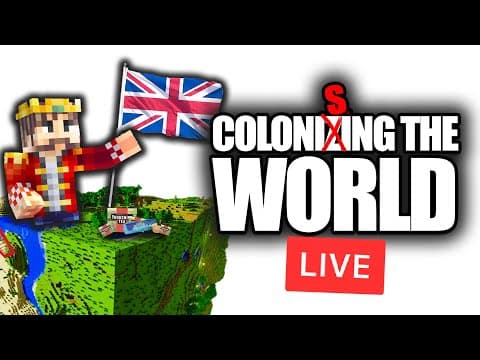1000 Players Colonize A BRUTAL Minecraft World Live - Spifftopia MMP #1