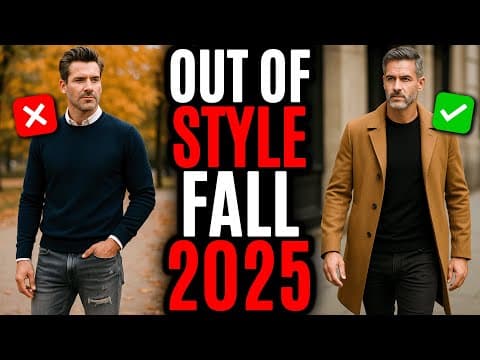 Outdated Fall Styles for Men Over 40 in 2025
