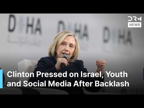 Hillary Clinton Pressed Over Israel Support, TikTok and Student Remarks at Doha Forum | AC1G
