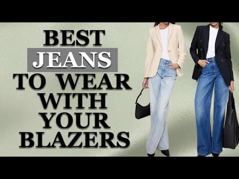 Best 7 Jeans To Wear With Blazers That Makes You Look Elegant And Expensive