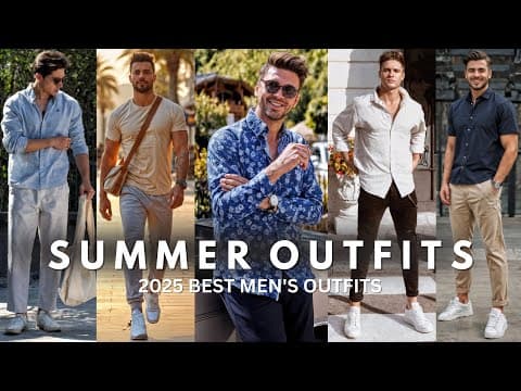 Most Stylish Summer Outfits For Men | Casual Fashion For Men 2025 | Best Men's Outfit Ideas