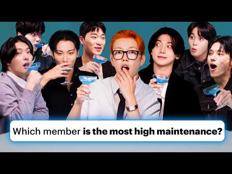 ATEEZ Spill Secrets After Sipping the Truth Serum | Allure