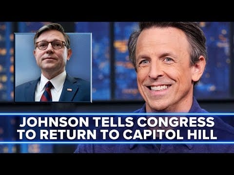 Mike Johnson Orders Congress to Return to Capitol Hill