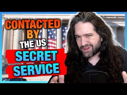 Contacted by the US Secret Service & the AI Surveillance Center Dystopia