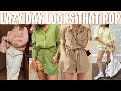 Comfy But Cute: Lazy Day Outfits for Petites in Color