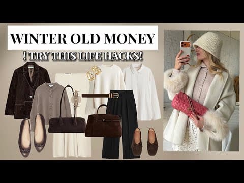 7 Old Money Inspired Winter Must-Haves for Women in 2026 | How to Achieve an Elegant, Expensive Look