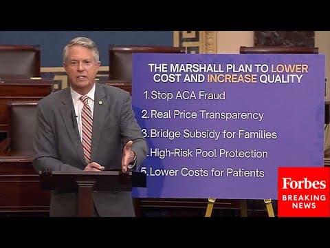 'Looked Like The Insurance Companies Wrote This Bill': Roger Marshall Tears Into Obamacare