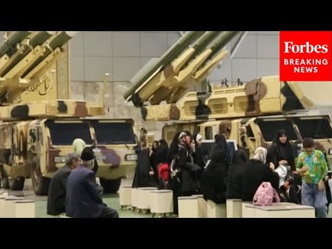 Iran Holds Exhibition To Display Weapon Systems Used In Attacks Against Israel