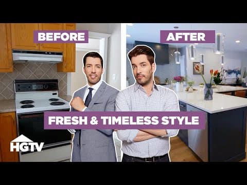 Warm, Timeless Feel for Long Distance Couple - Full Episode Recap | Property Brothers | HGTV
