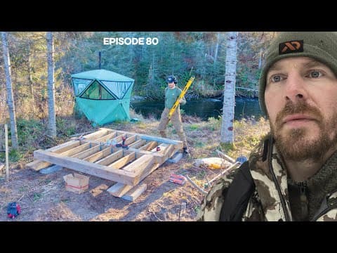 Sauna at Riverside, Tool Shed |EP80| Log Cabin Build on Off-Grid Homestead
