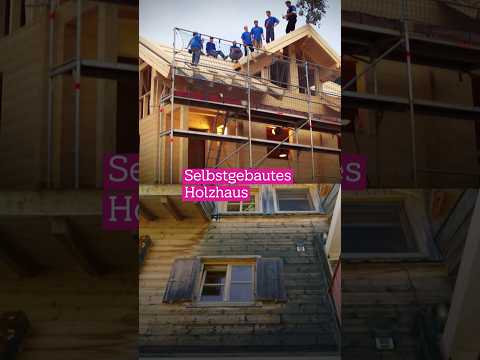 DIY von XXL Holzhaus 🏠🪵🪚 #crafting