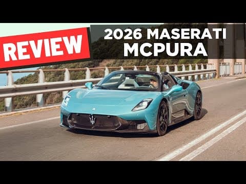 2026 Maserati MCPura review: POV test drive & engine sound