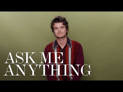 Joe Keery Reveals What He Does & Doesn’t Miss After 'Stranger Things' | Ask Me Anything | ELLE