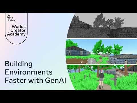 Building Environments Faster with GenAI 🏝️⚡