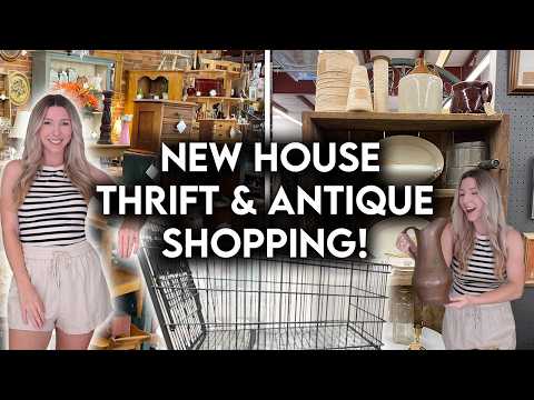 THRIFT + ANTIQUE HOME DECOR SHOP WITH ME | HOME STYLING TIPS