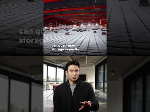 Warehouse in a box 📦👀 #trendingshorts #automation #logistics #technology #robot