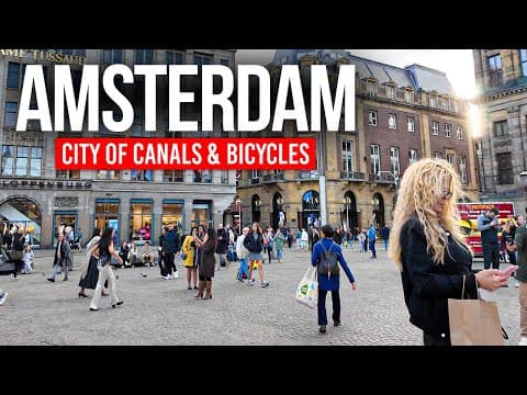 AMSTERDAM, Netherlands 🇳🇱 The Most Beautiful City in Europe? | 4K Walking Tour