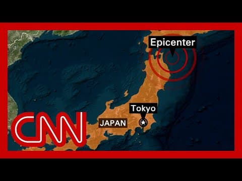 Tsunami alert issued for Japan after 7.6-magnitude earthquake