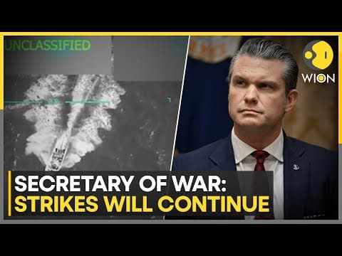 US-Venezuela Tensions: Hegseth Non-Committal on Releasing Video of Second Strike | WION News