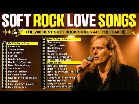 Soft Rock Playlist 📀 Soft Rock Ballads 70s 80s 90s 🎁 Beautiful Soft Rock Love Songs Of All Time