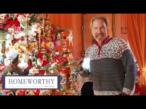 New York Holiday Home Tour | Inside the Ornament King’s Enchanting Home