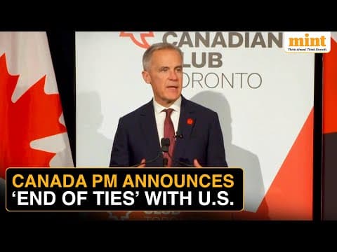 On Cam: Canada PM Mark Carney's BIG Announcement On The End Of Economic Ties With Trump's U.S.
