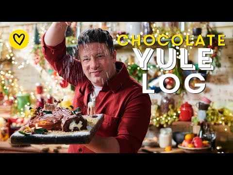 Home Made Chocolate Yule Log