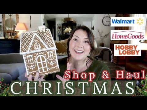 The Best Vintage Cottage Christmas Decor Finds | Hobby Lobby, Walmart & HomeGoods Shopping & Haul