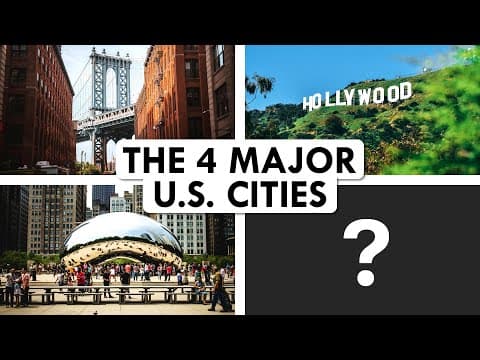 Can We Agree On the 4 Major U.S. Cities?