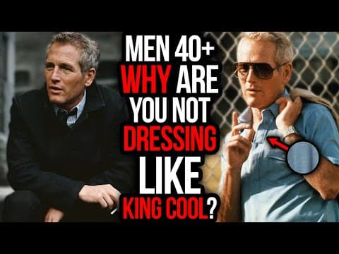 How To DRESS Like PAUL NEWMAN (Effortless Gentleman Style for Men Over 40)