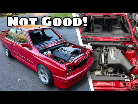 I FINISHED MY S54 E30 M3 ENGINE SWAP, but it's undriveable...