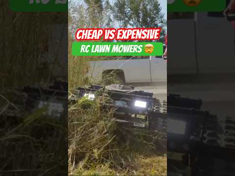 Cheap Vs Expensive RC Lawnmower!