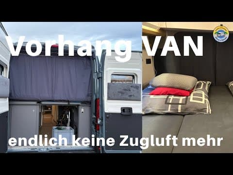 ✨ Unser bestes Vanlife-Upgrade: Der neue Vorhang! 🚐✨
