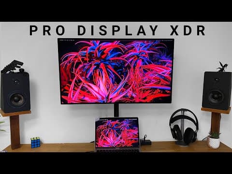 Apple Pro Display XDR Monitor Unboxing (32 inch, 6K resolution) and Set Up by iOS App Developer