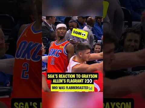 Grayson Allen had SGA SHOOK😭