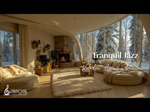 Tranquil Living Room Jazz | Cozy Coffee Shop Ambience & Soft Instrumental Music For Relaxations