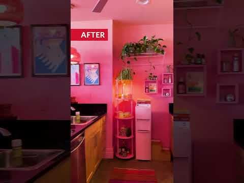 Before & After: A Loft Apartment goes from Blank to Colorful #loft #beforeandafter #apartmenttherapy