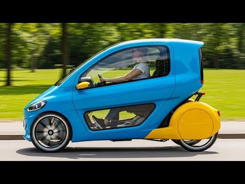 Top 20 Next Level Bike Cars, Velomobiles, eBikes, and Small Cars
