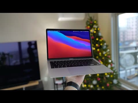 Unboxing an M1 MacBook Air and a Cat