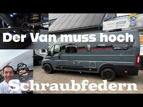 🚐✨ Hobby Van Upgrade 🚐 | Goldschmitt coil springs for more height & comfort