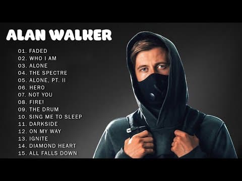 Alan Walker Playlist 2025 (With Lyrics) - Greatest Hits Full Album - Best Songs Collection 2025