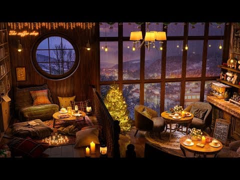 Cozy Coffee Shop Ambience | Calm Piano Jazz Music for Relax,Work & Sleeping