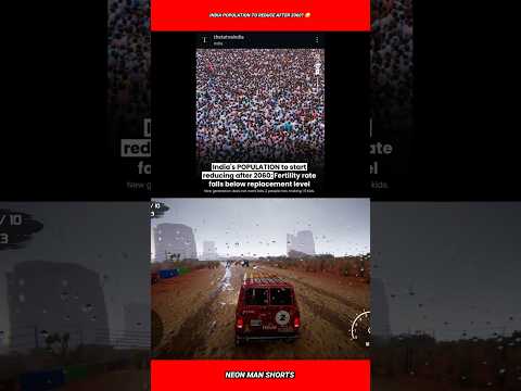 India Population to Reduce after 2060? 😳 #shorts