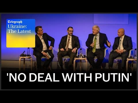 ‘There’s no deal to be done with Putin’, with Lt General (Retired) H.R. McMaster & Boris Johnson